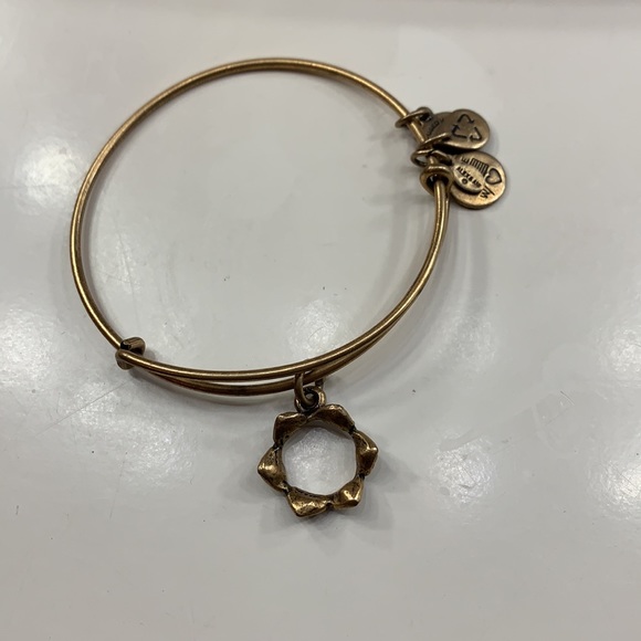 Alex and Ani gold plated bracelet with charm! - Picture 2 of 3
